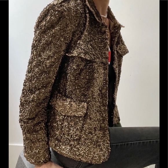 ralph lauren sequin blazer